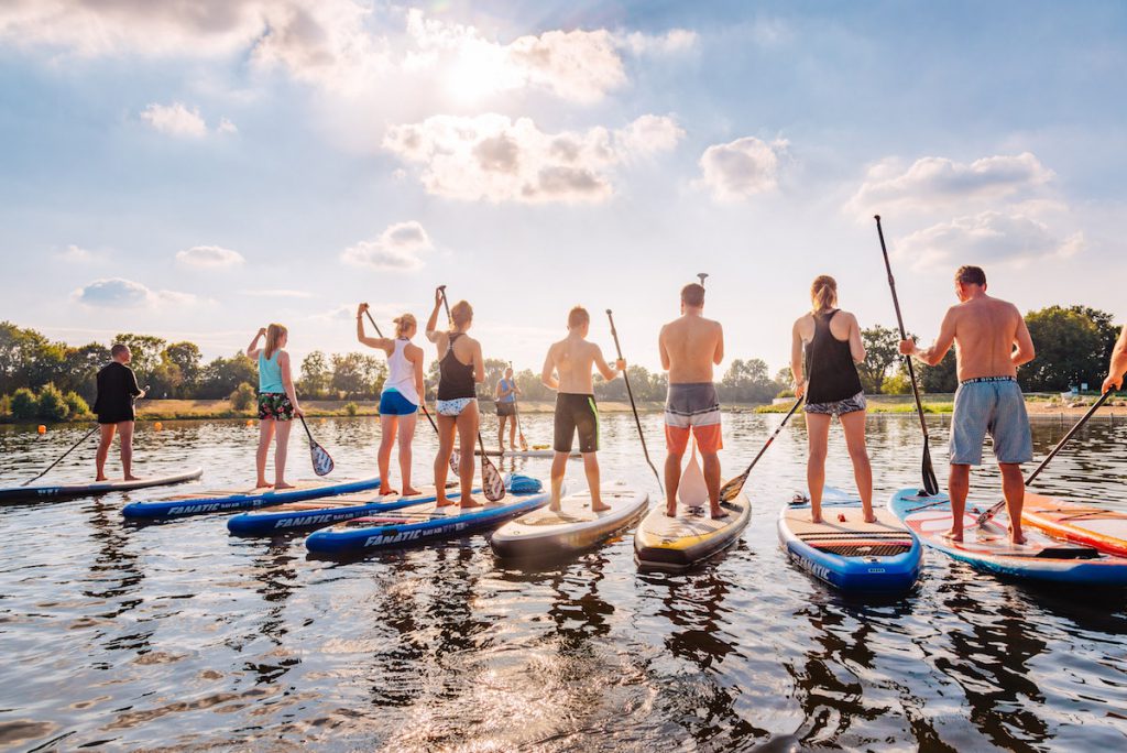 Ins Blaue SUP Werdersee Einsteigerkurs Reihe Ins Blaue SUP Werdersee Einsteigerkurs Reihe